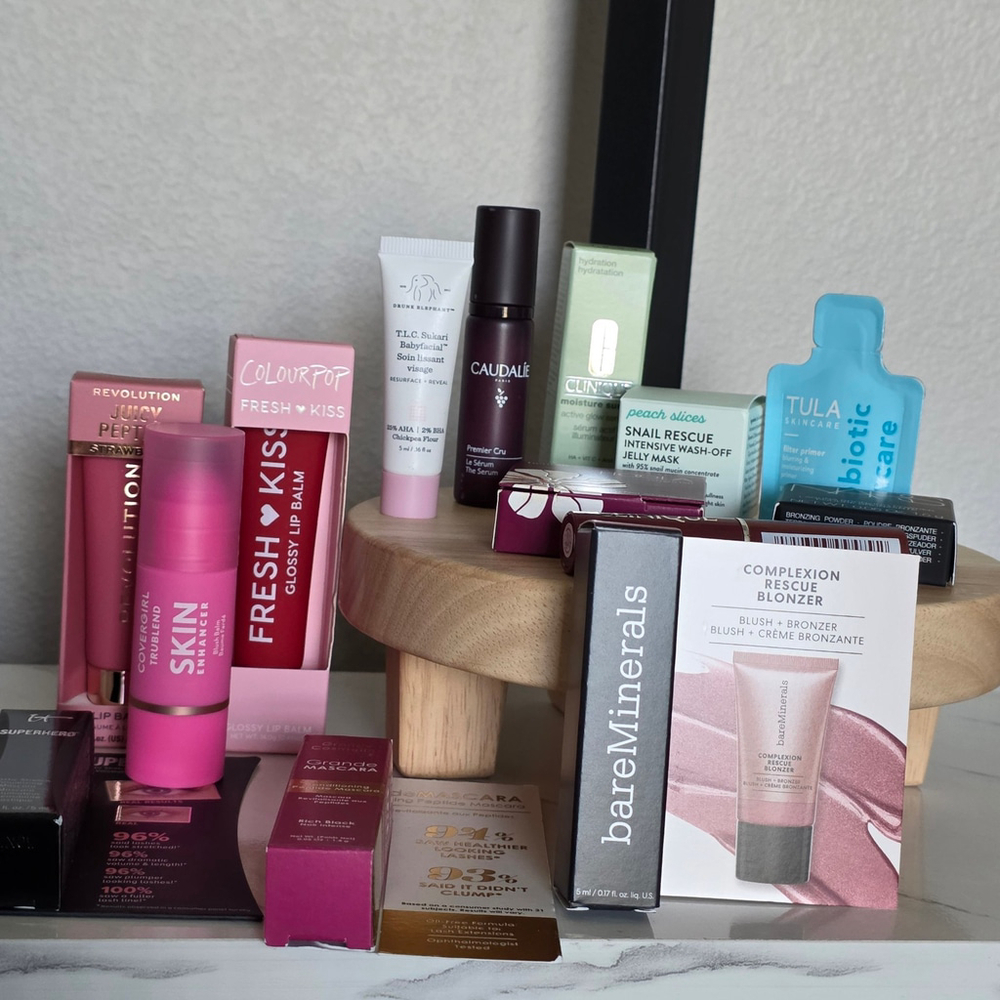 Bundle of Makeup and Skinecare Full and Trial/Sample Size Products